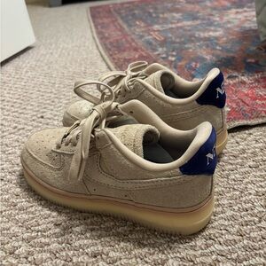 Nike Air Force 1 '07 LX in Grain and Deep Royal Blue- only worn once!